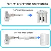 Feed Water Adapter Water Line Splitter,Brass Water Supply Valve,Faucet Valves,Feed