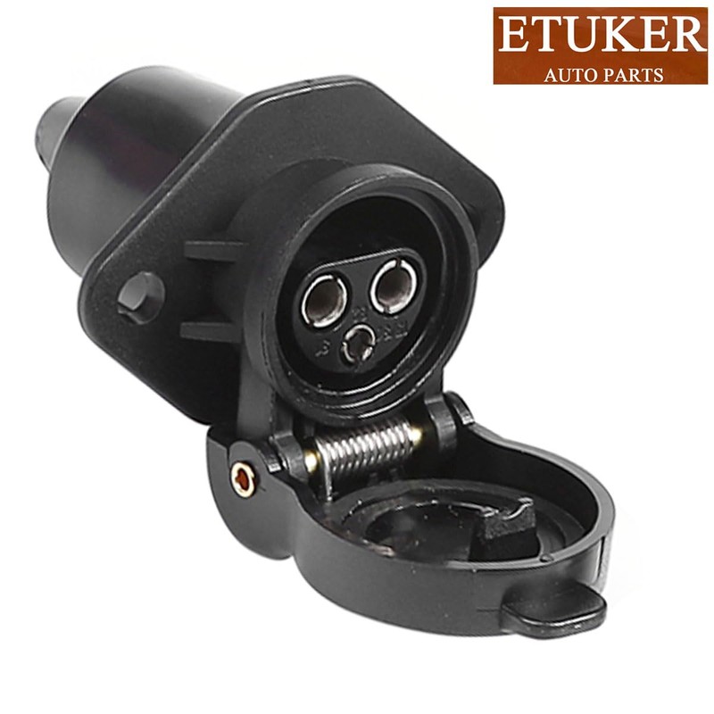 ETUKER 2 x 12 V 25 A Waterproof Trailer Socket