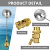 WOPPLXY 2Pcs Float Valve for Water Tank, 3/4 Inch DN20