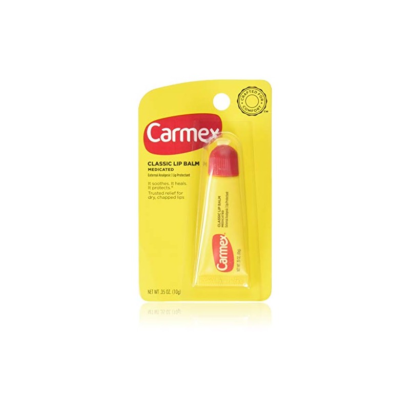 Carmex Classisc Bálsamo labial medicado 0.35 oz (paquete de 4)