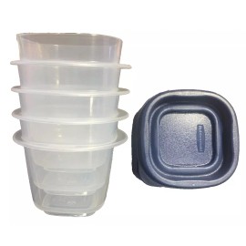 rubbermade Rubbermaid  *Brand New* (4) 4oz Snack Half Cup Set On the Go Storage Containers