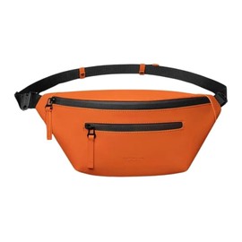 Gaston Luga Spl_sh Bum Bag, Body Bag, Waist Bag, Adjustable Belt, Pockets, Lightweight, Waterproof, Vegan Leather, Scandinavian Design, Sweden, orange frame