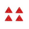 ASC Red Triangle Reflector - Screw Fit suits Trailer Caravan