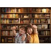 AIIKES 7x5ft Bookshelf Backdrop School Library Photography Backdrop Office Decoration