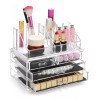 Clicmania Organizador Cosmeticos Maquillaje Acrilico Labiales Brochas