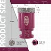 QUEFORET Diamond Drill Bit 1-3/8 Inch (35mm) - Dry Diamond
