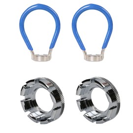 ZEACCT 4Pcs Bike Spoke Wrench Tool, Bicycle Wheel Spoke Truing Tool, Bike Rim Correction Kit, Bike Spoke Wrench Kit, Spoke Adjuster, for Adjust Cycling Wheel Tension(Multicolor)