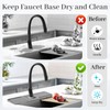 PoYang 17.7 inch Silicone Draining Mat for Kitchen Sink Splash