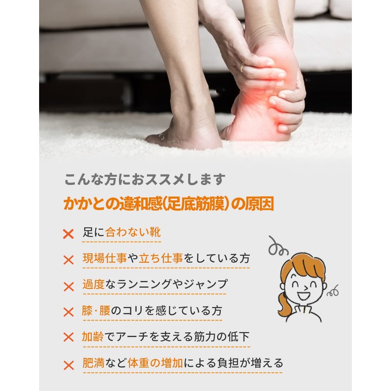 Prolife Insole Shock Absorption [Supervised by a Physical The] Heel