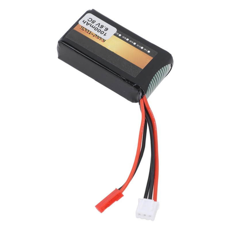 RC Receiver Lithium Battery 1000mAh 8C 6.6V RC Aircraft Remote