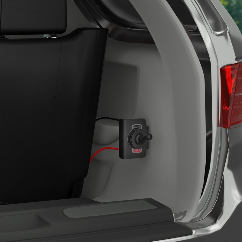 RVBOATPAT Waterproof Toggle Switch 12V with Mounting Bracket SPST ON/Off