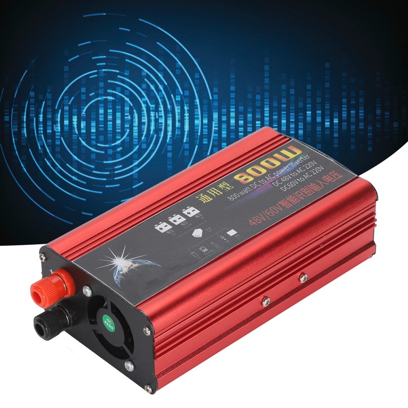 800W Solar Car Power Inverter DC48V 60V To AC220V Power