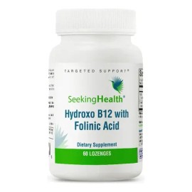 Suplemento Seeking Health Hydroxo B12 Con Ácido Folínico 60
