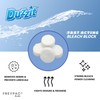 Duzzit Power Bleach Toilet Block White, Loo Deodoriser, Cistern Block,