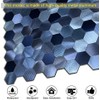 XUANINY 5-Metal Peel and Stick Backsplash Tiles, Aluminum Mosaic Sticker