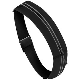 moex® Easy Bag für Blackview Wave 8 Laufgürtel für Handy, Lauftasche Jogging, Handytasche zum Joggen, Sport Bauchtasche wasserdicht, Fitness Running Belt – Schwarz (2P)