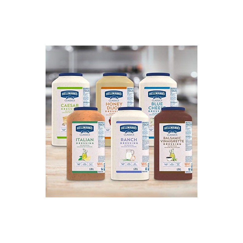 Hellmann's Salad Dressing, Honey Mustard, 128-Ounce