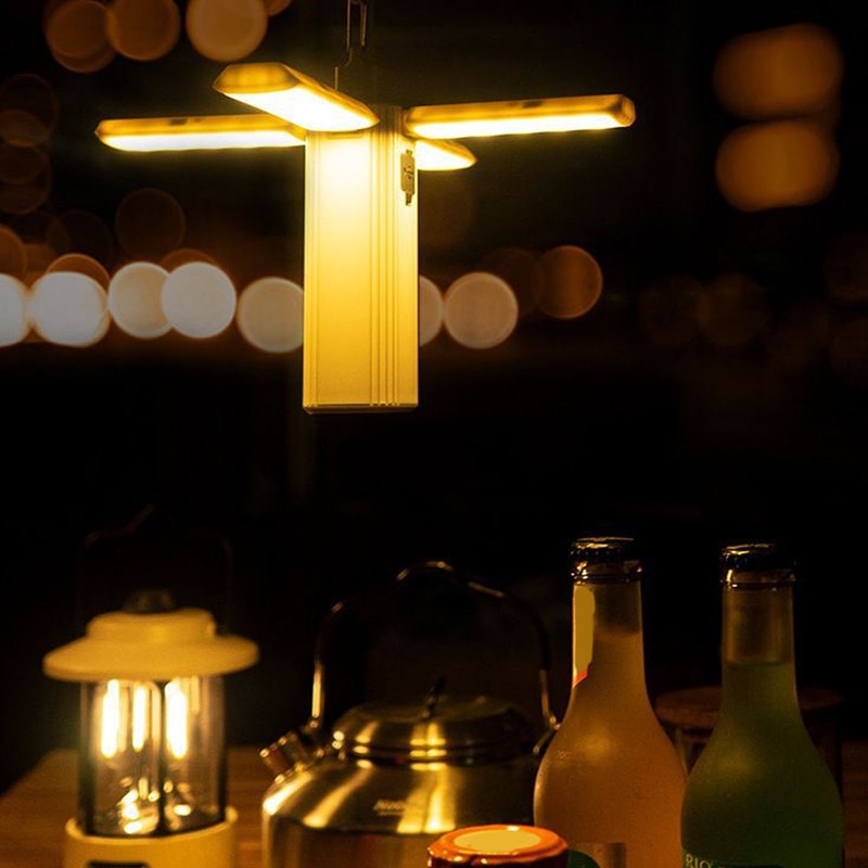 Rechargeable Camping Lantern Professional Waterproof 3 Modes High Brightness Foldable