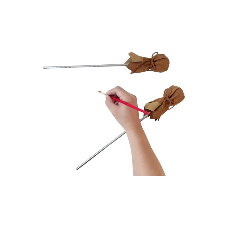 HzCHSyanna Mahl Stick for Steadying Painter Hand,31.5 Inches stainless steel