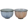 Rice Bowl: Arita-yaki, Sensuji (2-piece set), Japanese Pair Bowl Pottery/Size