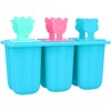 com-four® 2 x Ice Cream Moulds for Popsicles - Popsicle