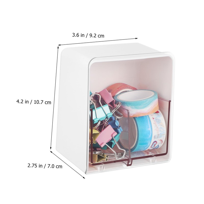 BUGUUYO Cotton Balls Storage Multi-functional Cotton Swab Box Perfect Present