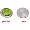 XMLEI Mini Aluminum Alloy Round Spirit Level Diameter 50mm Height