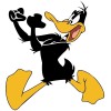 DAFFY DUCK FIGHTER STICKER LAPTOP STICKER BUMPER STICKER WINDOW STICKER LAPTOP