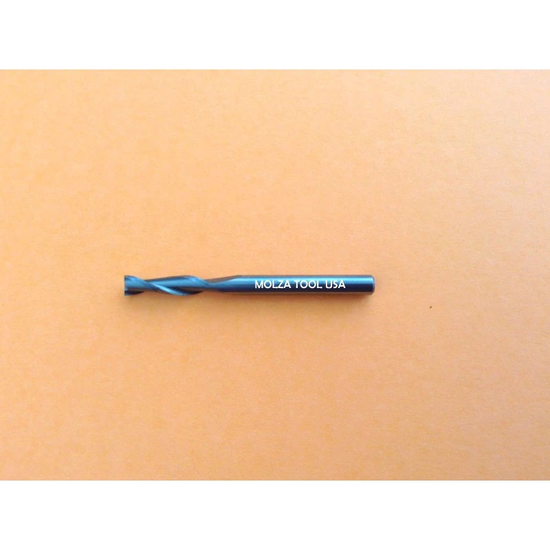 MOLZA TOOL CARBIDE UPSHEAR 1/8" DIAMETER 1/2 LOC WOOD ROUTER