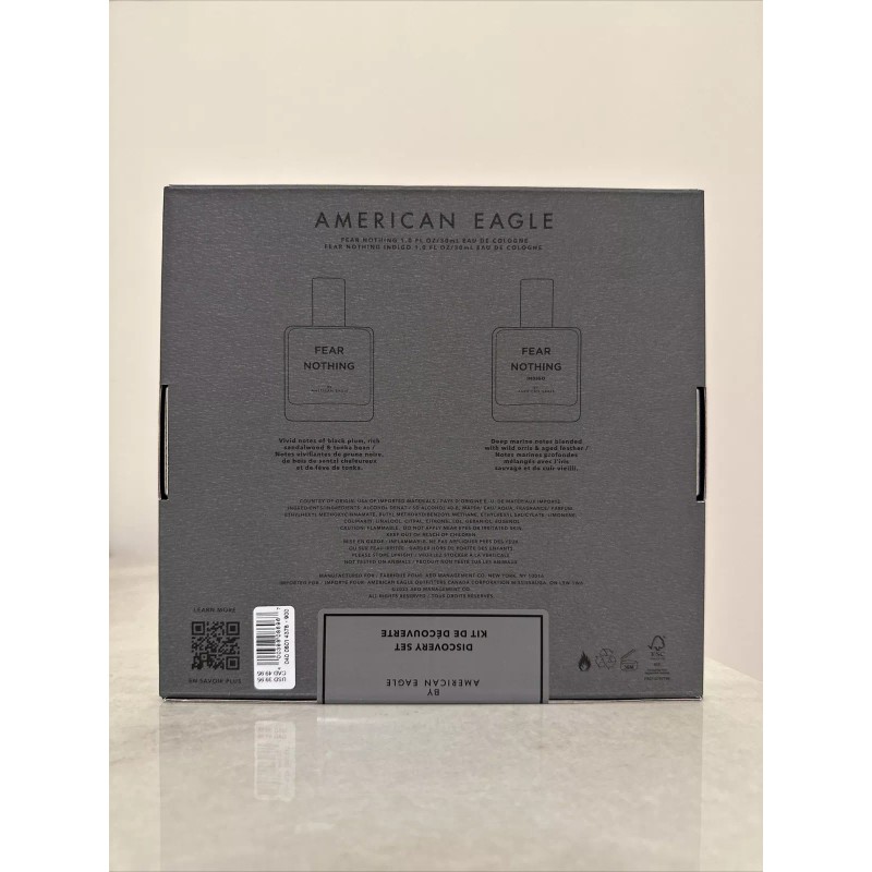 American Eagle Outfitters FEAR NOTHING/INDIGO Eau De Cologne Discovery 2
