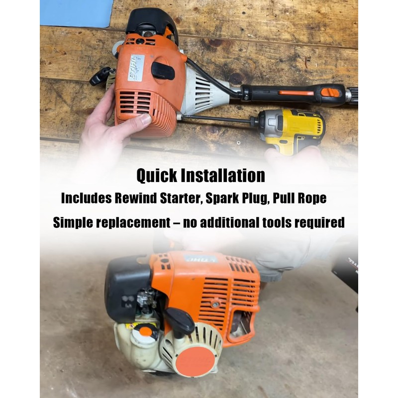 4180 190 4002 Recoil Starter Assembly Fit for Stihl String