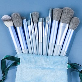 Juego de 13 Uds de brochas de maquillaje suaves, Kit de cosméticos, base, colorete en polvo, sombra de ojos, mezcla de brochas de maquillaje, herramientas de belleza for mujeres