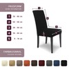 Scheffler Home Mia Stretch Chair Cover Elastic Microfibre Stretch Cover