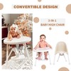 FUNNY SUPPLY 3-in-1 Cute Folding High Chair, Perfect Modern Space