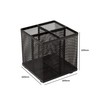 OSCO Wiremesh Square Pen Pot - Black