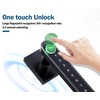 Fingerprint Door Knob, Keyless Entry Door Knob with 4 Ways
