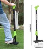 DEWINNER 4-Claw Stand Up Weed Puller Tool, 34'' Heavy Duty