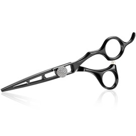 JASON Hair Cutting Scissors Shears - 6" Professional Ergonomic Black