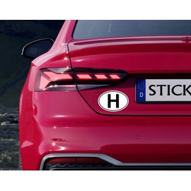 Daged Hungary sticker card, pack of 10, sticker sheet, car, motorcycle, biker flag, AK