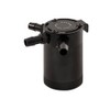 Mishimoto MMBCC-CBTWO-BK Compact Baffled Oil Catch Can, 2-Port, Black