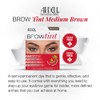 Ardell Ardell Brow Tint Medium Brown, Longer-lasting, Semi-permanent Brow Dye,