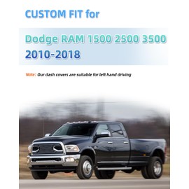 SKYLOTEC Dashboard Cover Mat for 2010-2018 Dodge RAM 1500 2500 3500