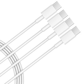 Works by Tek Styz PRO 5ft USB-C Cable Compatible with Your Jabra Elite 3 Hi Powered Cable (White 1.5M)