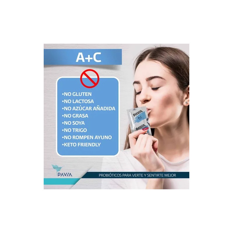 Probiticos Pavia con 1 billn vivos y activos L. Acidophilus