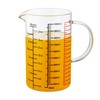 Ackers BORO3.3 Glass Measuring Cup-[Insulated handle | V-Shaped Spout]-Made of