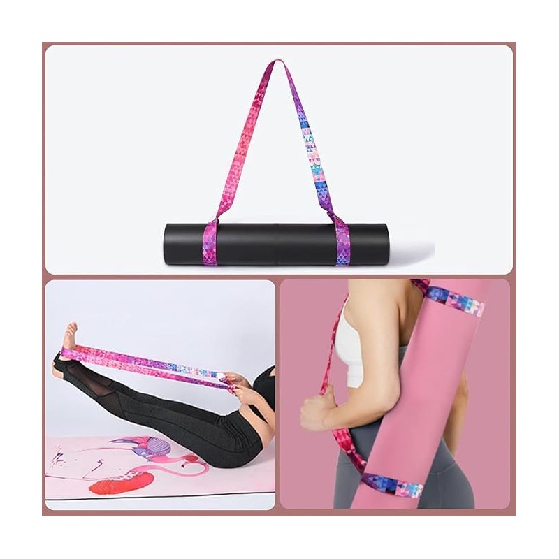 Yoga Mat Carrier Stretching Straps, 2 PieceYoga Training Strap Mat