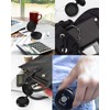 CULEB Pack of 2 Professional Fingerprint Ink Pads, Portable Stamp