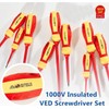 ToolinHand 9 PCS 1000V Insulated Electrical Screwdriver Set, 4 Phillips