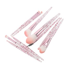 Gatuida 10pcs Makeup Brush Set: Glitter Foundation Blending Face Powder Concealer Eye Shadow Blush Make Up Brushes Kit for Women Girls