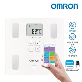 Omron Smart Weight/Body Fat Meter HBF-222T / 오므론 스마트 체중/체지방 측정기 HBF-222T